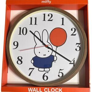 NIB Miffy 16" Wall Clock Balloon Design New In Box  Decor.